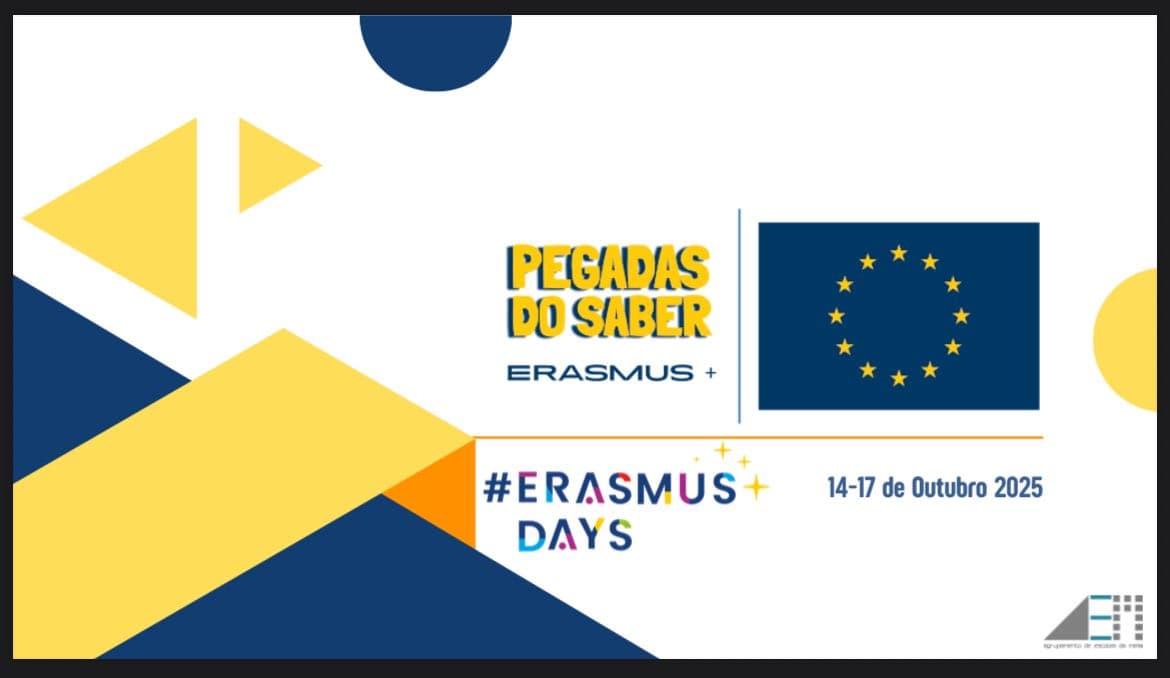 Pegadas do Saber: A Exposição Erasmus Days 2025 na ESM!